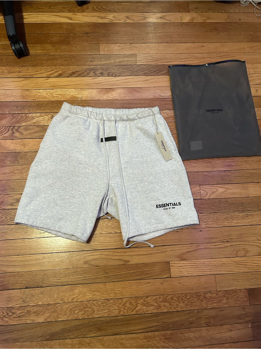 Fear of God ESSENTIALS Men’s Light Gray Sweat Shorts